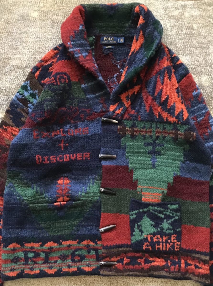 至極の逸品 圧巻のパッチワーク×ネイティブ柄 ☆ POLO RALPH LAUREN