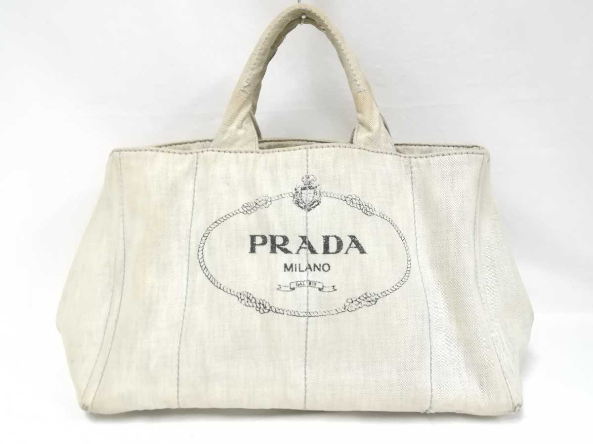 最適な材料 CANAPA キャンバス カナパ トートバッグ プラダ PRADA