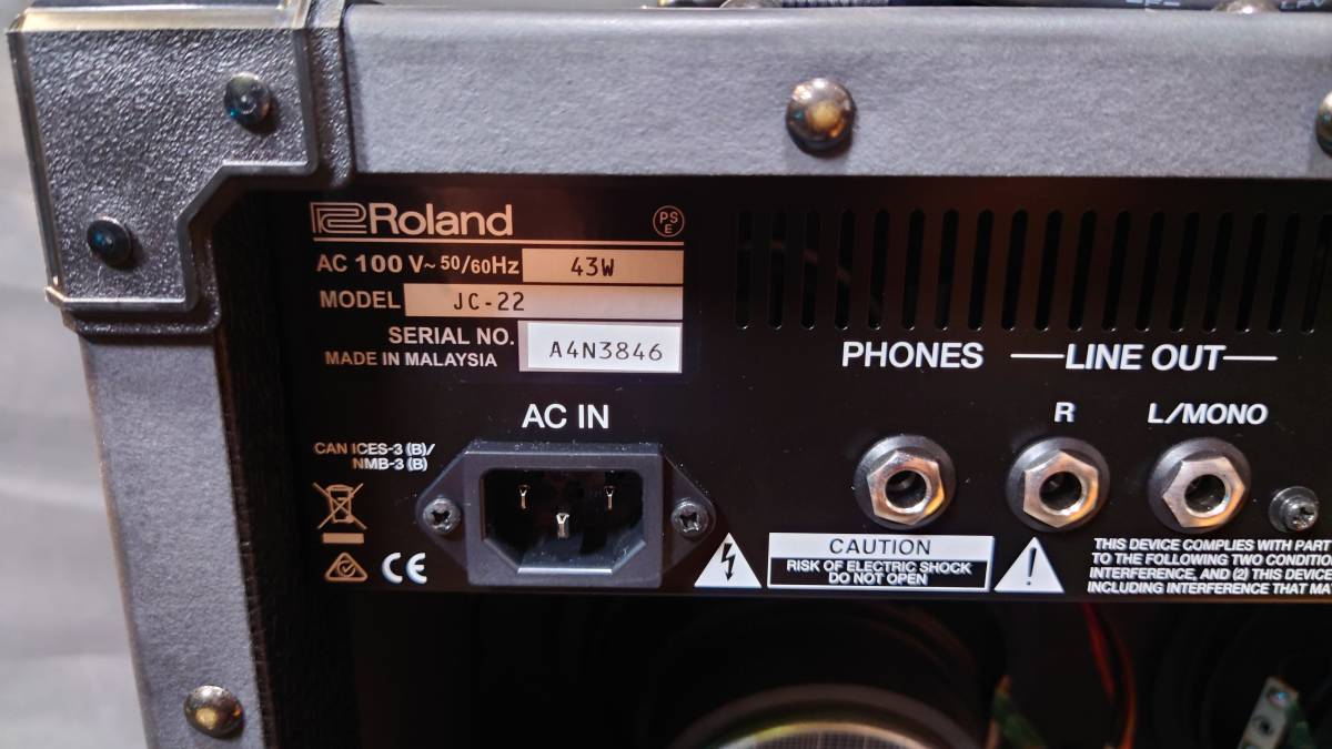 ROLAND JC-22 ジャズコーラス ギターアンプ | sollunrestaurant.com