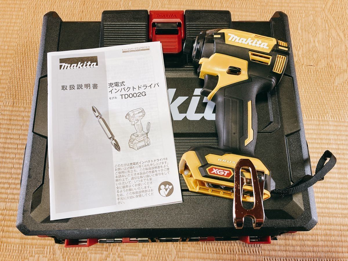 マキタ TD002 イエロー 本体+ケース 新品未使用品 40Vインパクト