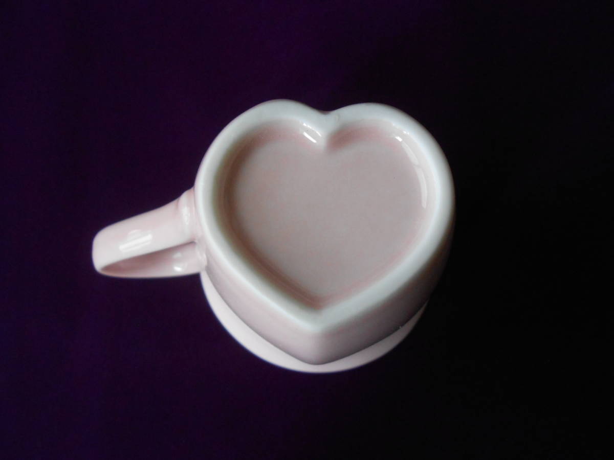 美濃焼！ ☆ピンクハート・マグカップ☆ 740-5 新品 コーヒー 紅茶 ミルク ラテ エスプレッソ ギフト_画像5