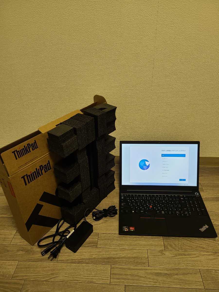 ThinkPad E15 Gen 3:AMD Ryzen5 5500U搭載 15.6型 FHD 8GBメモリー
