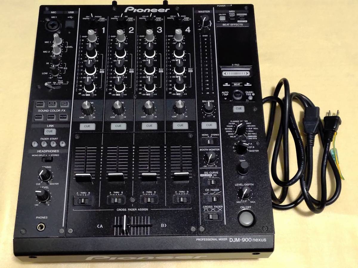 美品☆PIONEER DJM 900 NXS DJミキサー100V 下3桁5JP