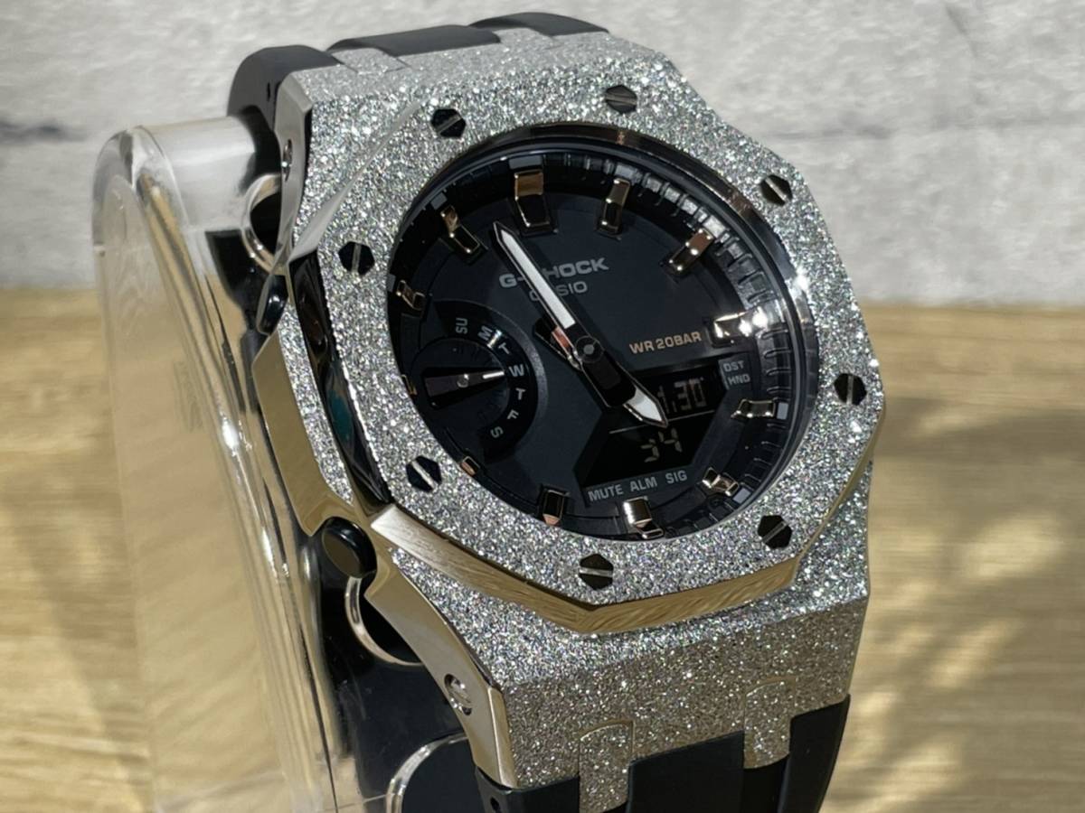 新品未使用 Gショック グリッドシルバー メタル gma-s2100-1a 腕時計