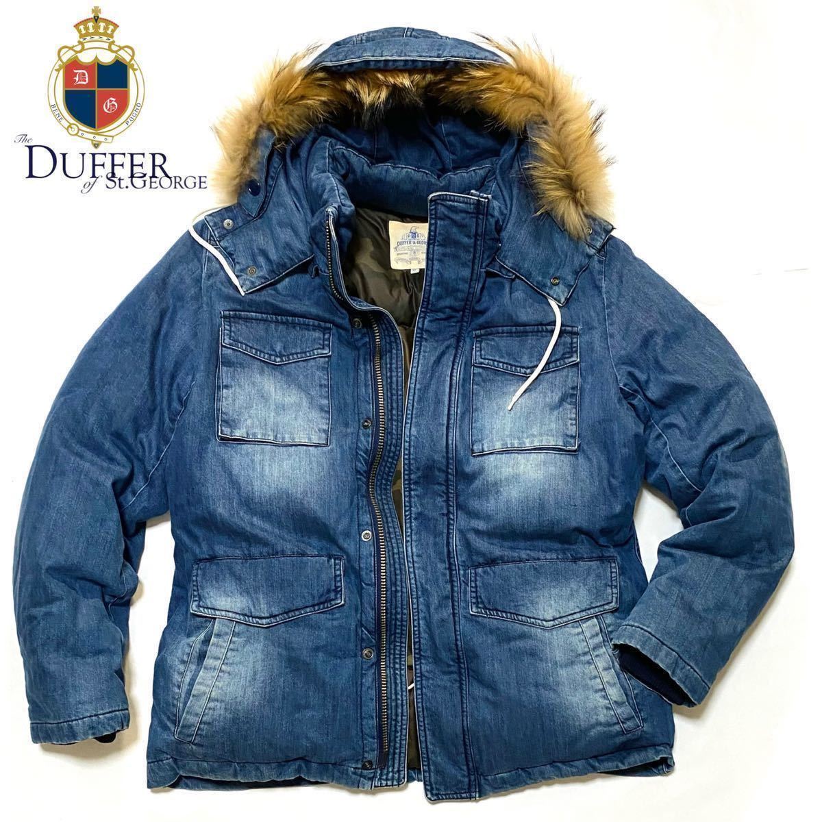 【The DUFFER of St.GEORGE】冬のカジュアルに効く味出しデニムダウン ダファーオブセントジョージ Safari掲載 デニム ダウンジャケット