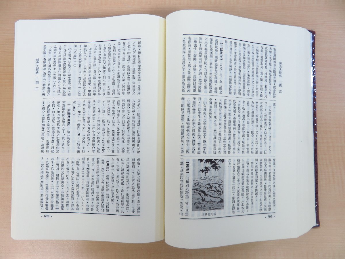 釈星雲大師監修 慈怡主編『仏光大辞典』(全3冊揃)1989年佛光出版社刊（台湾高雄市）仏教書 仏光山 中国禅宗臨済宗 仏教美術 佛光大辭典_画像6