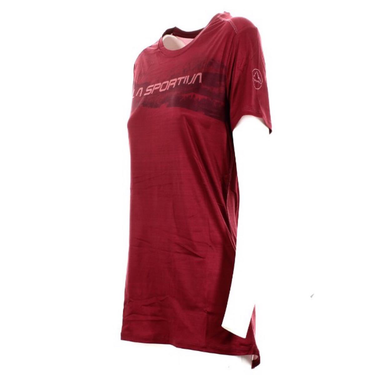 新品 LA SPORTIVA スポルティバ Horizon Tシャツ Red Plum S