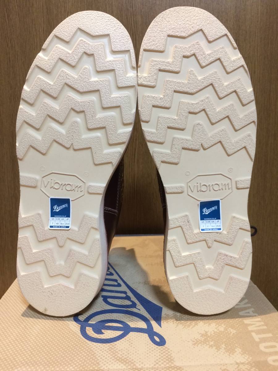 新品未使用 DANNER CAMALLI D-4122 BR US7 ブラウン ダナー ブーツ 25