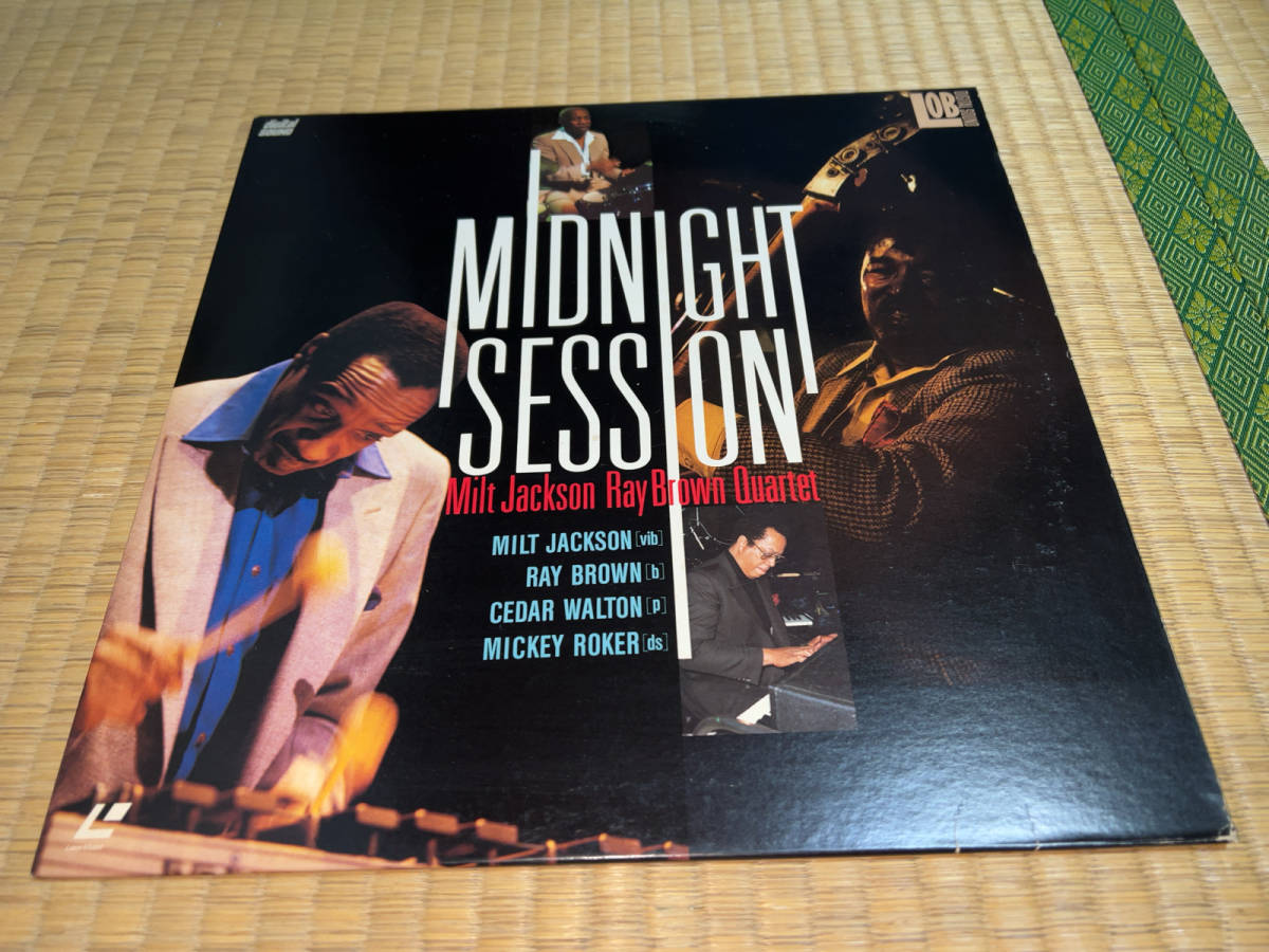 ● LD「MIDNIGHT SESSION / Milt Jackson Ray Brown Quartet」●_画像1