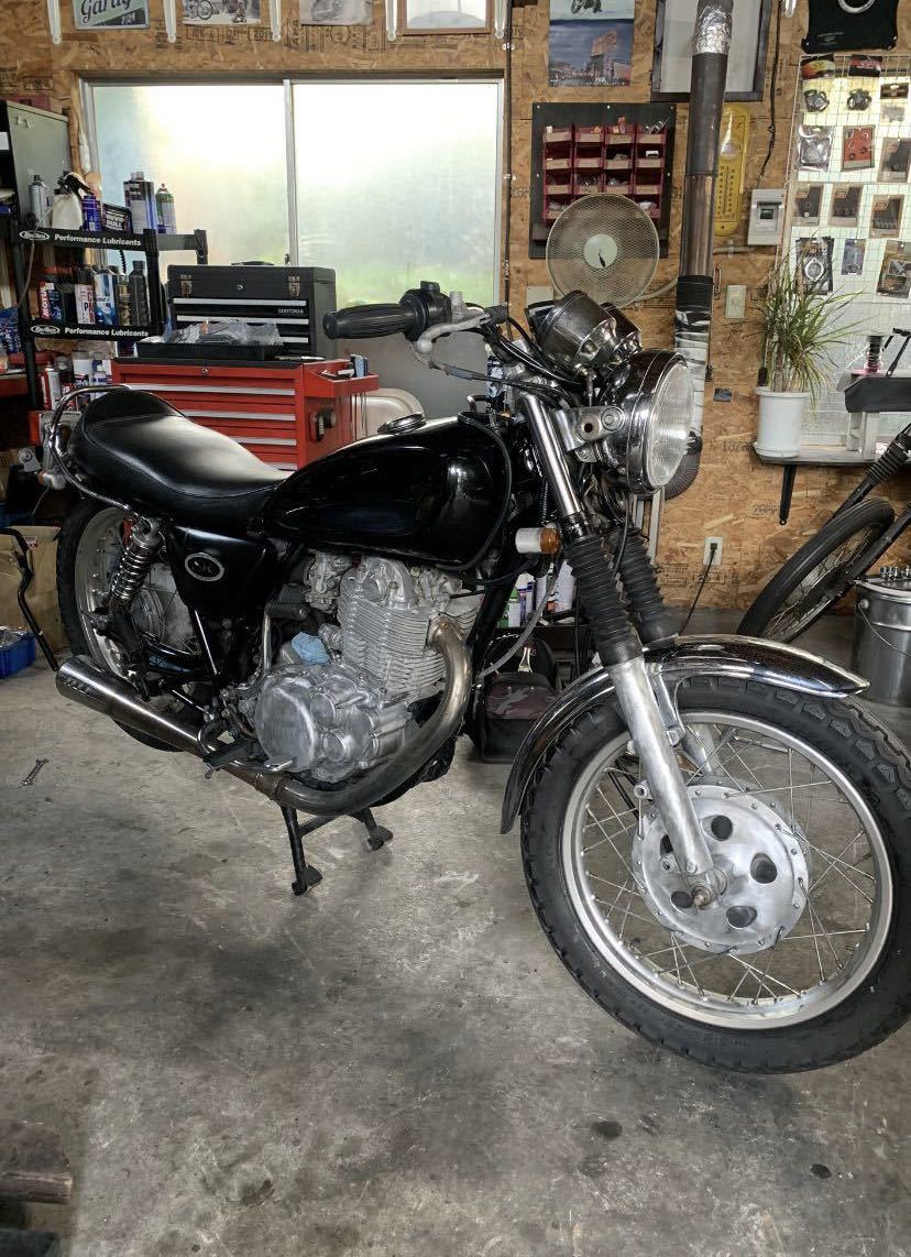 SR400/500用ノーマルバッテリーケース中古品_画像10