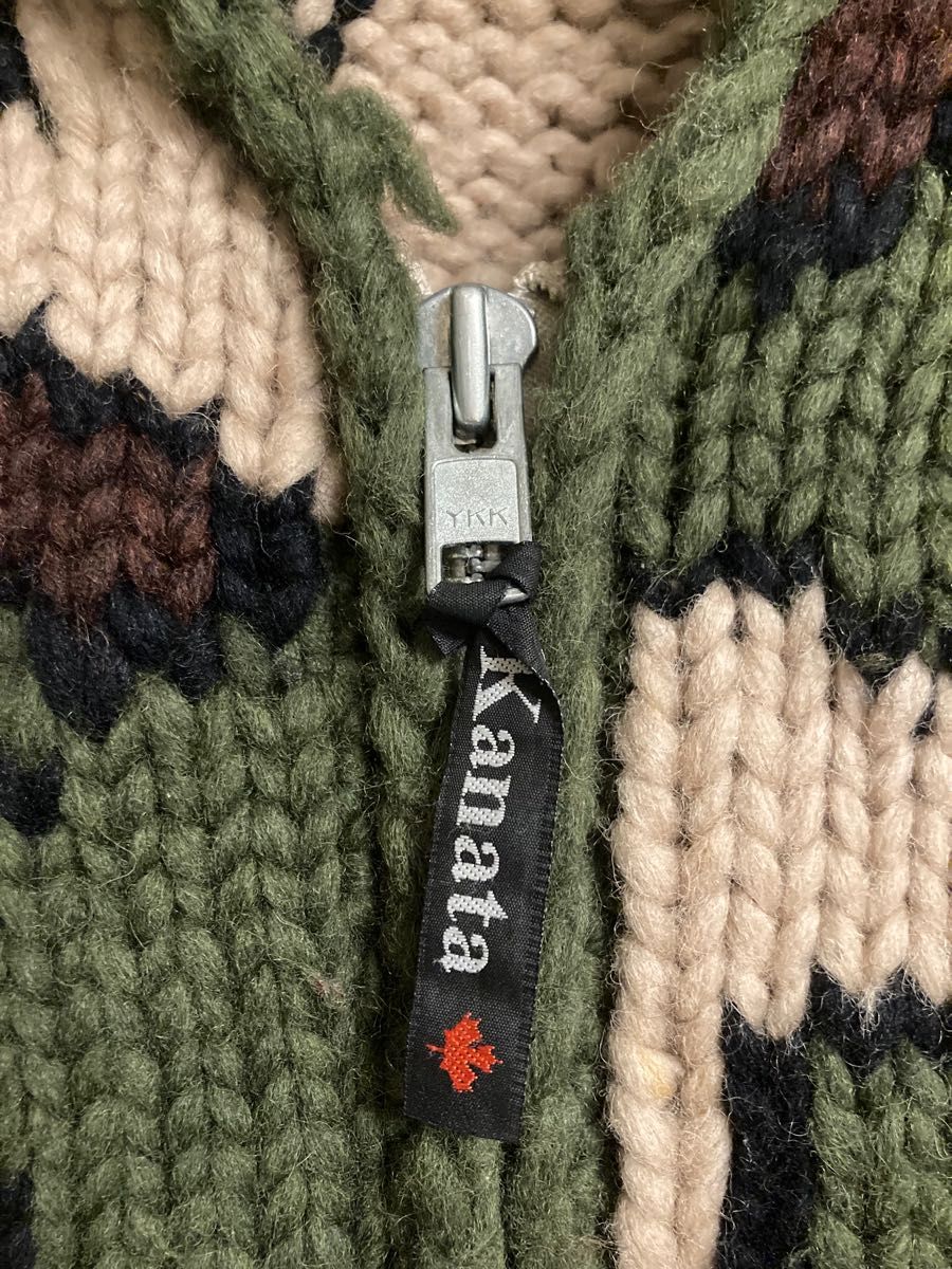Kanata カナタ カウチンセーター 迷彩 カモフラージュ camo Kanata カナタ カウチンセーター 迷彩 カモフラージュ camo