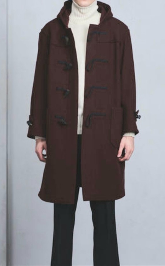 Camoshita United Arrows ダッフルコート ワインレッド 定価 93,500円