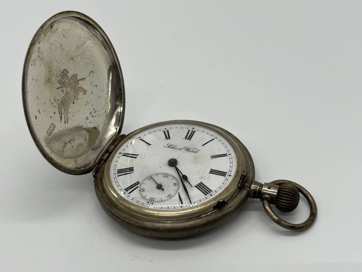【懐中時計】Schmid Watch シュミット 時計 手巻 シルバー 0.800 アンティークの画像1