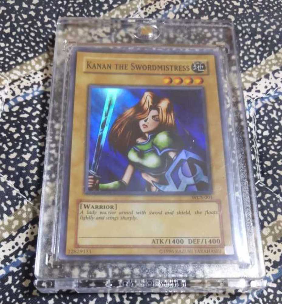 魅力の 世界大会 女剣士カナン 遊戯王 PSA8 WCS-001 非売品 アジア版