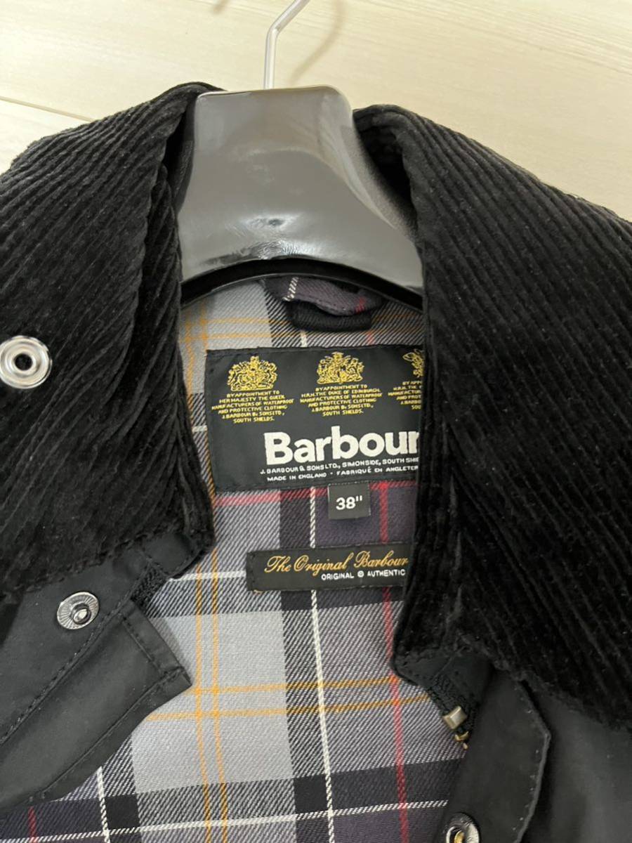 Barbour BORDER バブアー ボーダー SL 38 ブラック_画像2