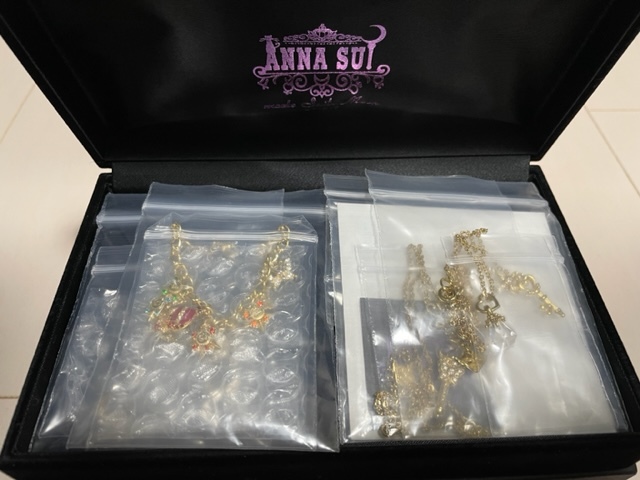 ★希少！レア！20セット限定★セーラームーン ANNA SUI アナスイ シルバーセット！伊勢丹 ネックレス ブレスレット ピアス_画像3