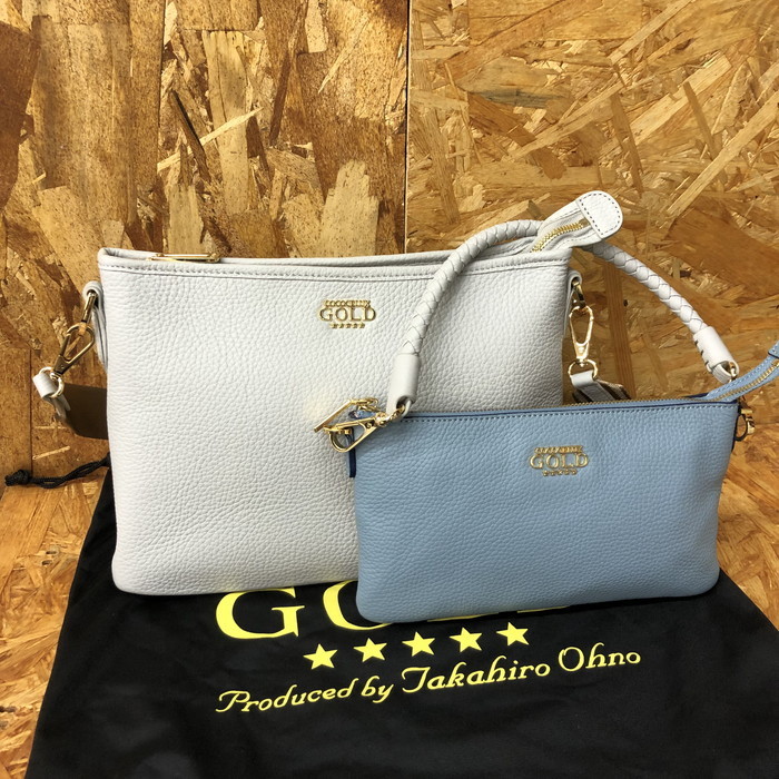 ファッションの GOLD COCOCELUX レディース [jgg] グレー ポーチバッグ