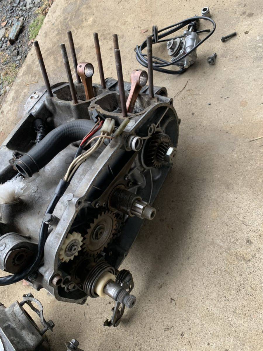 RZ250 4L3 純正エンジン クランク回ります シリンダー ピストン 腰下