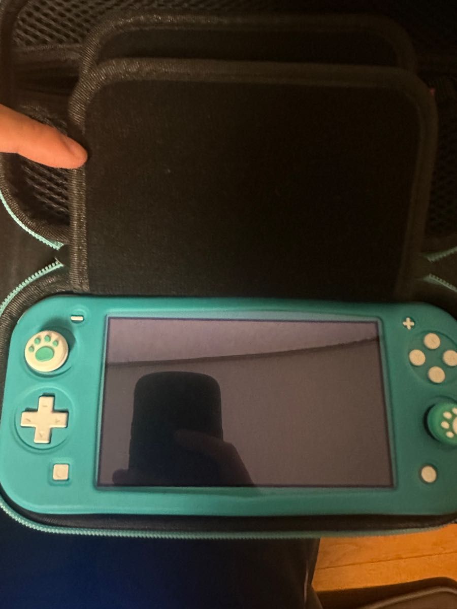 Nintendo switch lite ターコイズ 持ち運びケース付き 本体保護カバー