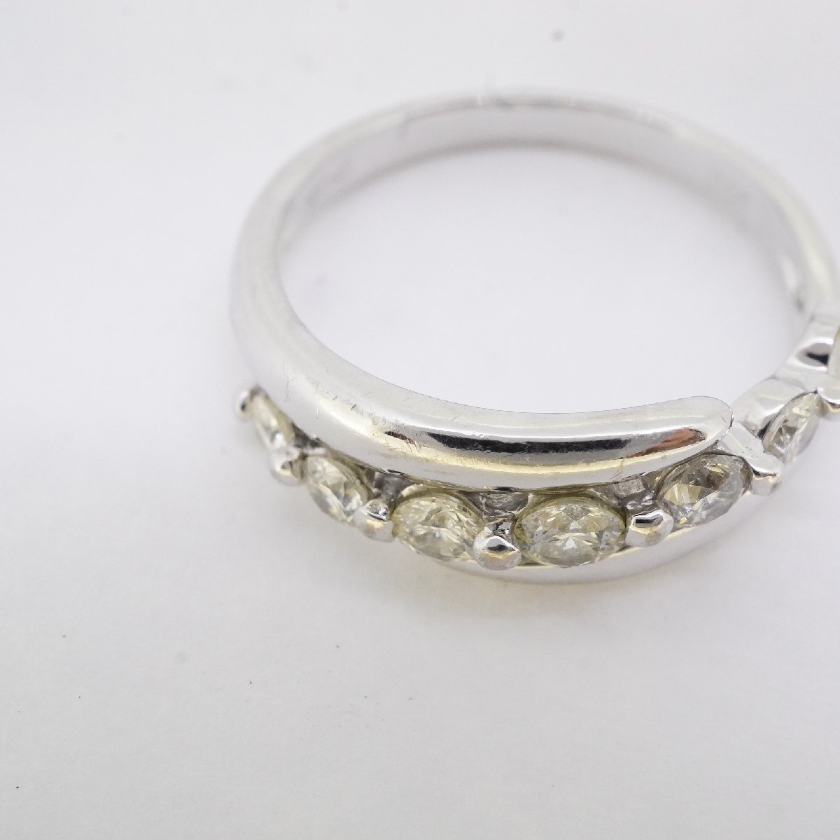 ❤目玉商品❤ ブラック ダイヤモンド K18WG 0.55ct 葉 リーフ ダイヤ