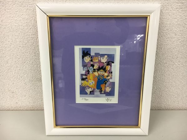 感謝価格】 ダイの大冒険展 キャラファイングラフ 額装複製原画