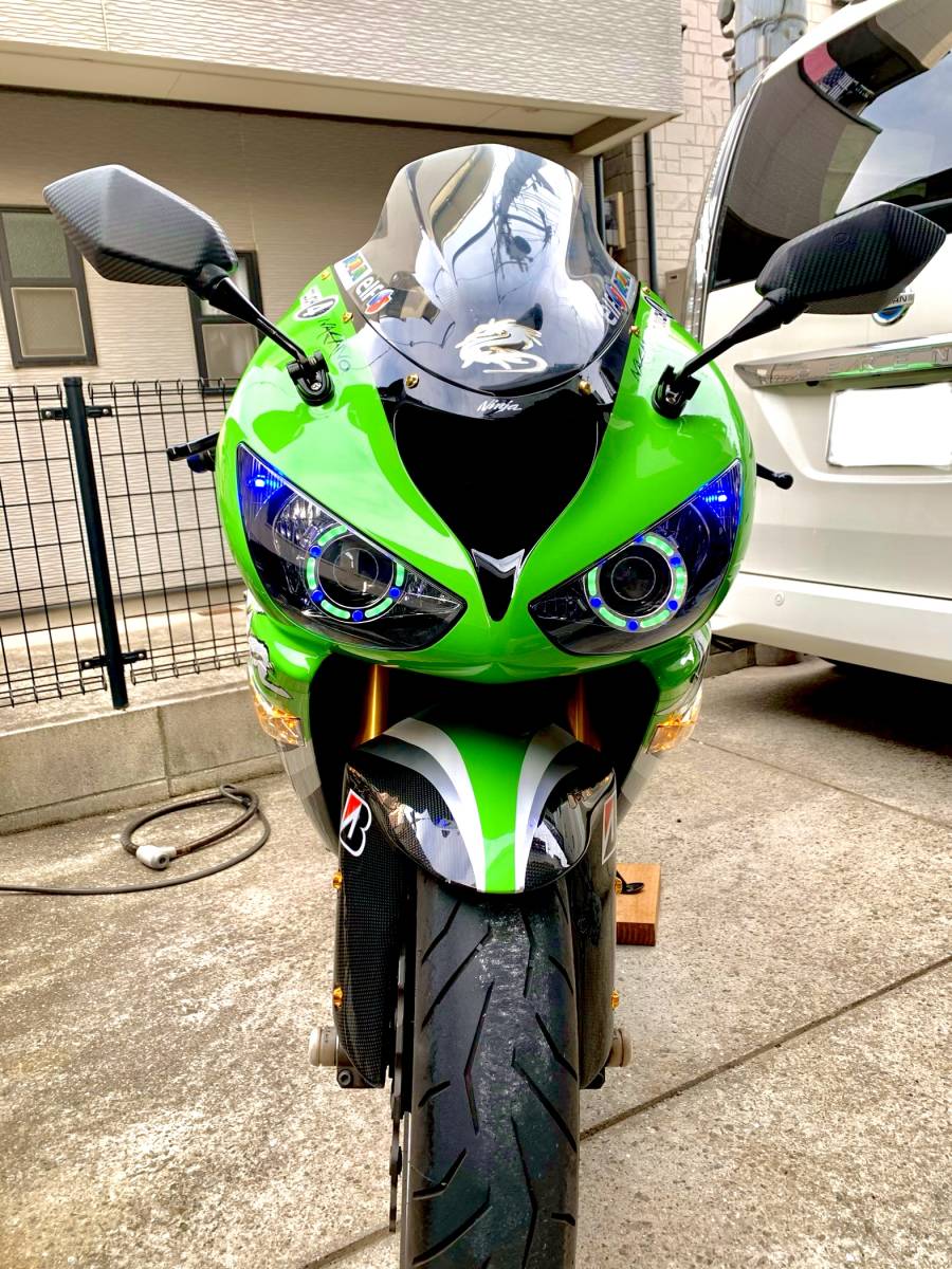 上品】 美品 KAWASAKI ZX6R ZX600R イカリングヘッドライト ienomat.com.br