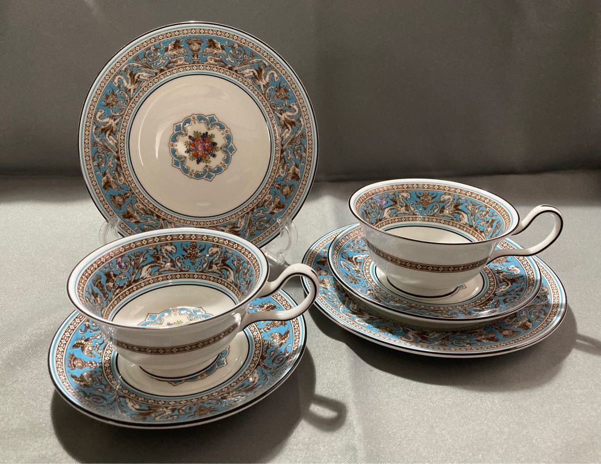 最終値下げ】Wedgwood Turquoise Florentine-