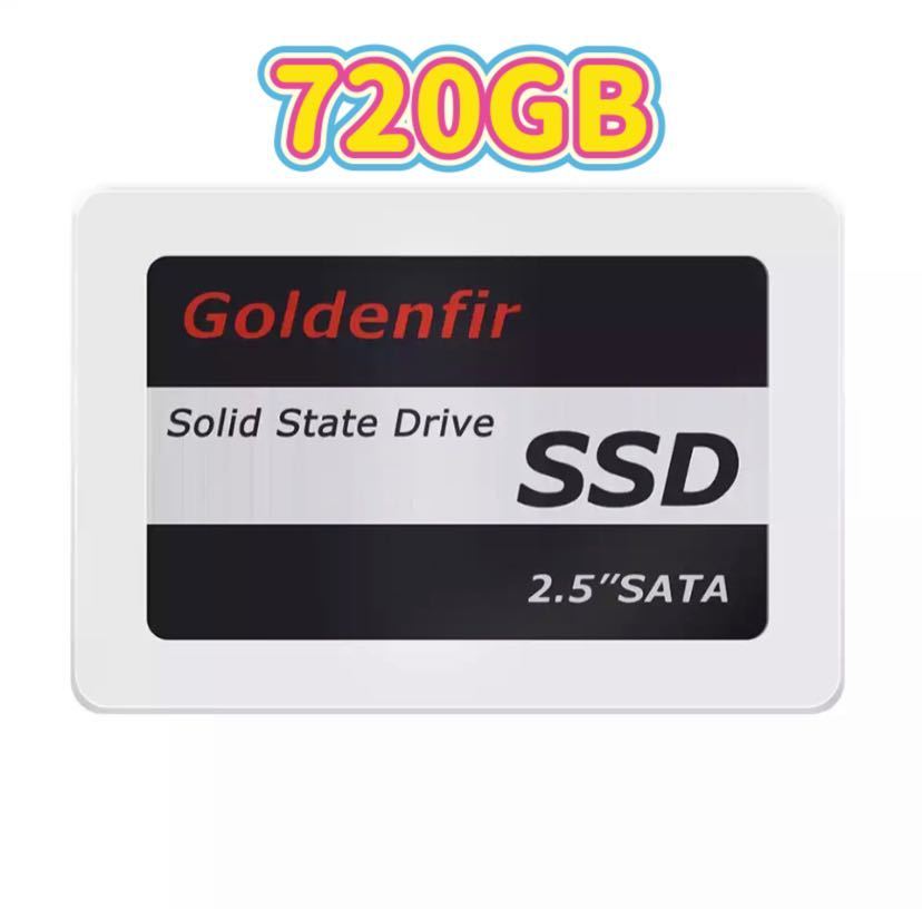でおすすめアイテム。 2.5インチ 6.0Gbps / SATA3 720GB Goldenfir 【6日間SALE！】SSD 高速 ノートパソコン デスクトップPC 内蔵 TLC NAND 256GB～