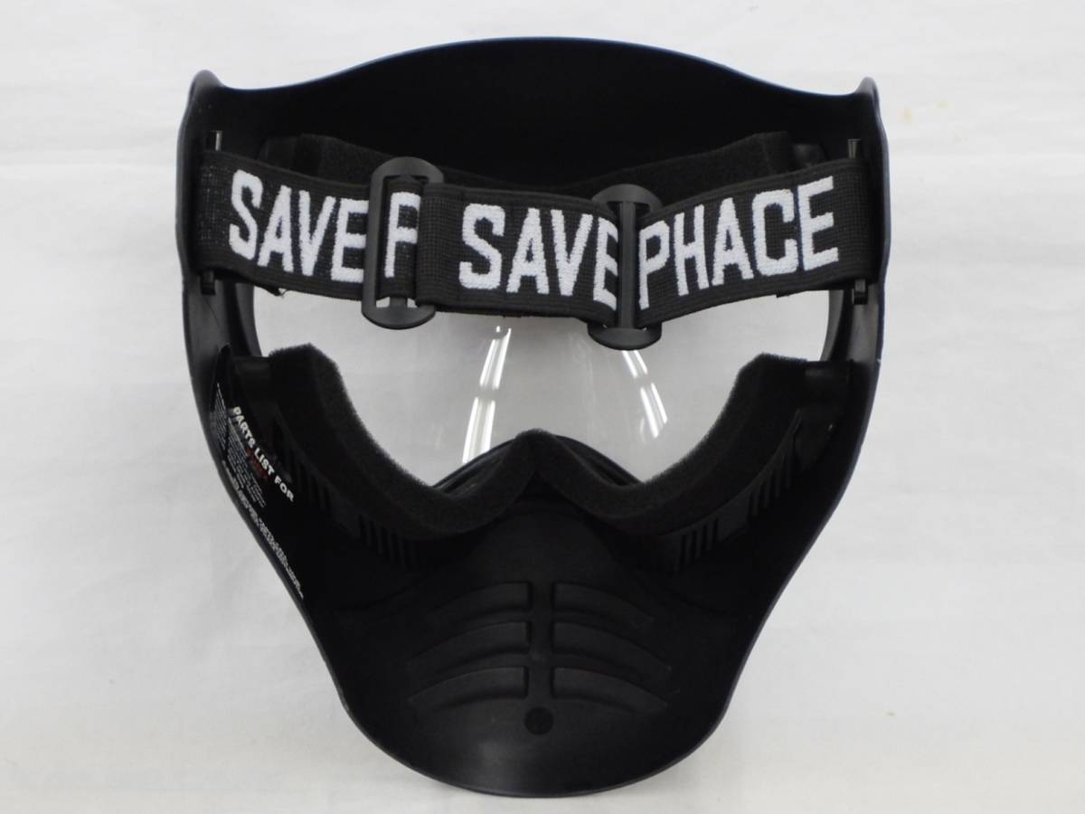 スポーツマスク２ ブラックマンバ ガンメタル UVコート セーブフェイス_画像3