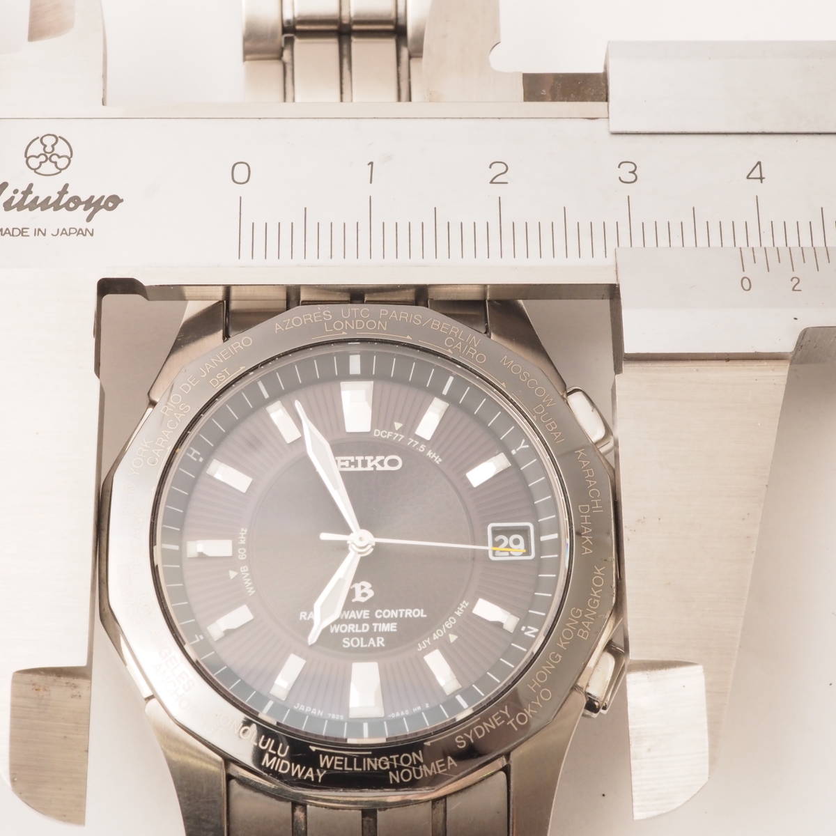 セイコー ブライツ ワールドタイム 7B25-0AA0 A0 SEIKO BRIGHTZ SOLAR