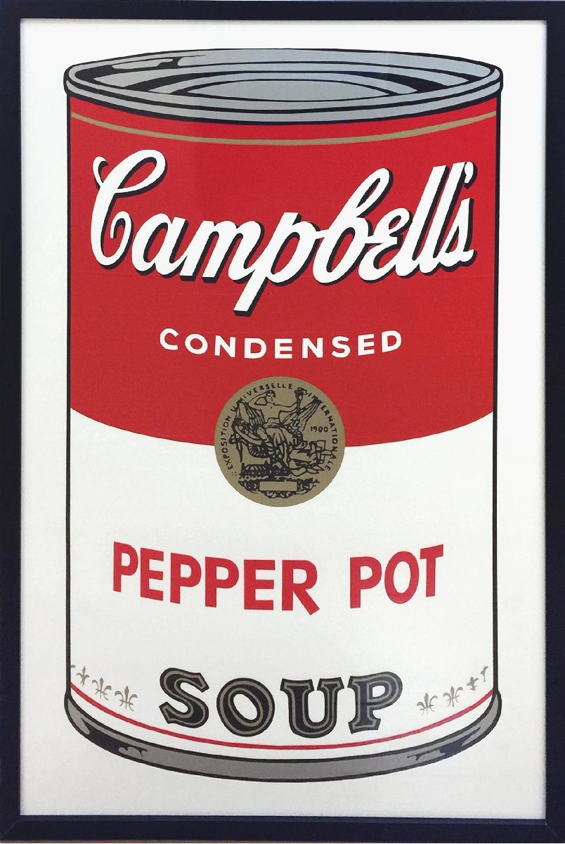 気質アップ】 Campbell s Soup I PepperPot ウォーホル ポスター i9tmg