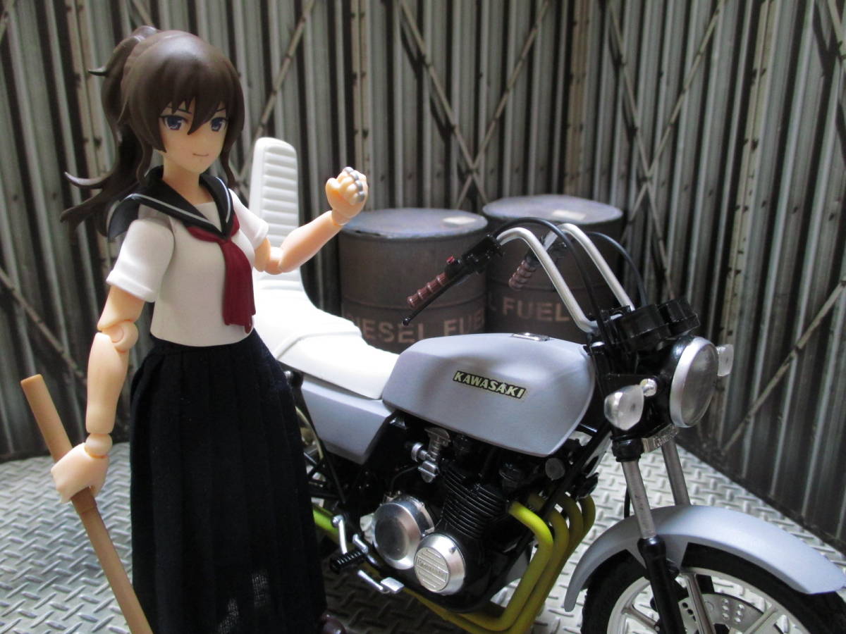 1/12 Z400FX完成品 & 新品未開封 figma Styles スケバンbody 1/12 Z400FX完成品 & 新品未開封 figma Styles スケバンbody