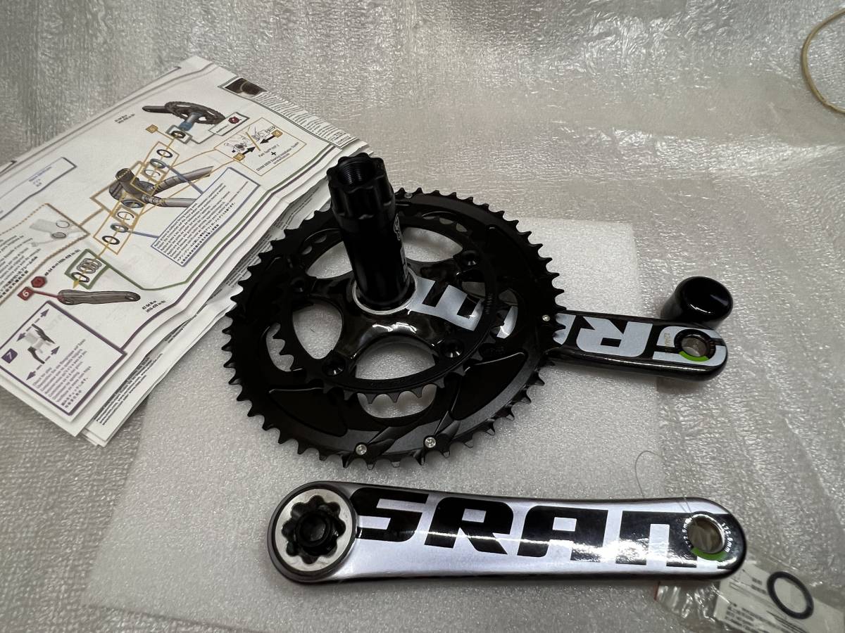 新品 SRAM RED BB30 PF30用 50/34－172.5mm 10速 カーボン クランクセット _画像6