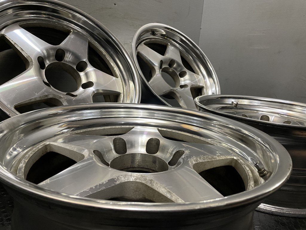 Weds MADSTEIN ウェッズ 17インチ 4本 8J6HPCD139.7±0 深リム ランクル