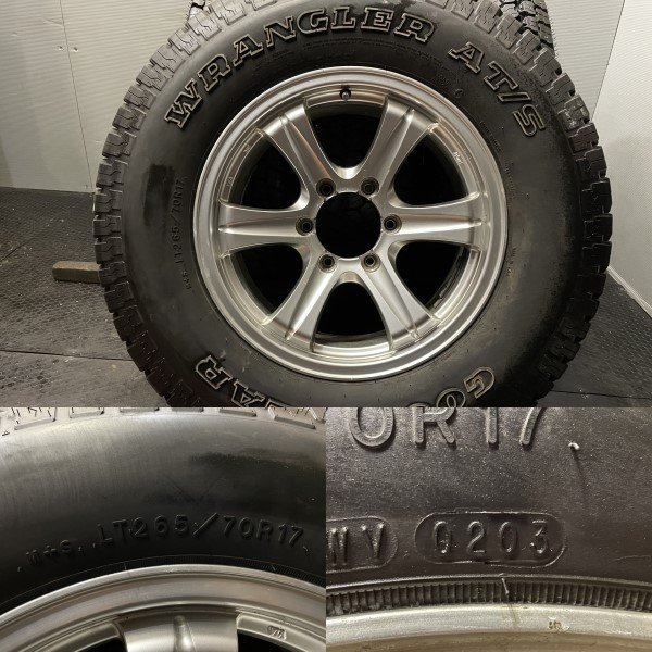 ヤフオク! - 【GOODYEAR WRANGLER AT/S LT265/70R17】スパイ...