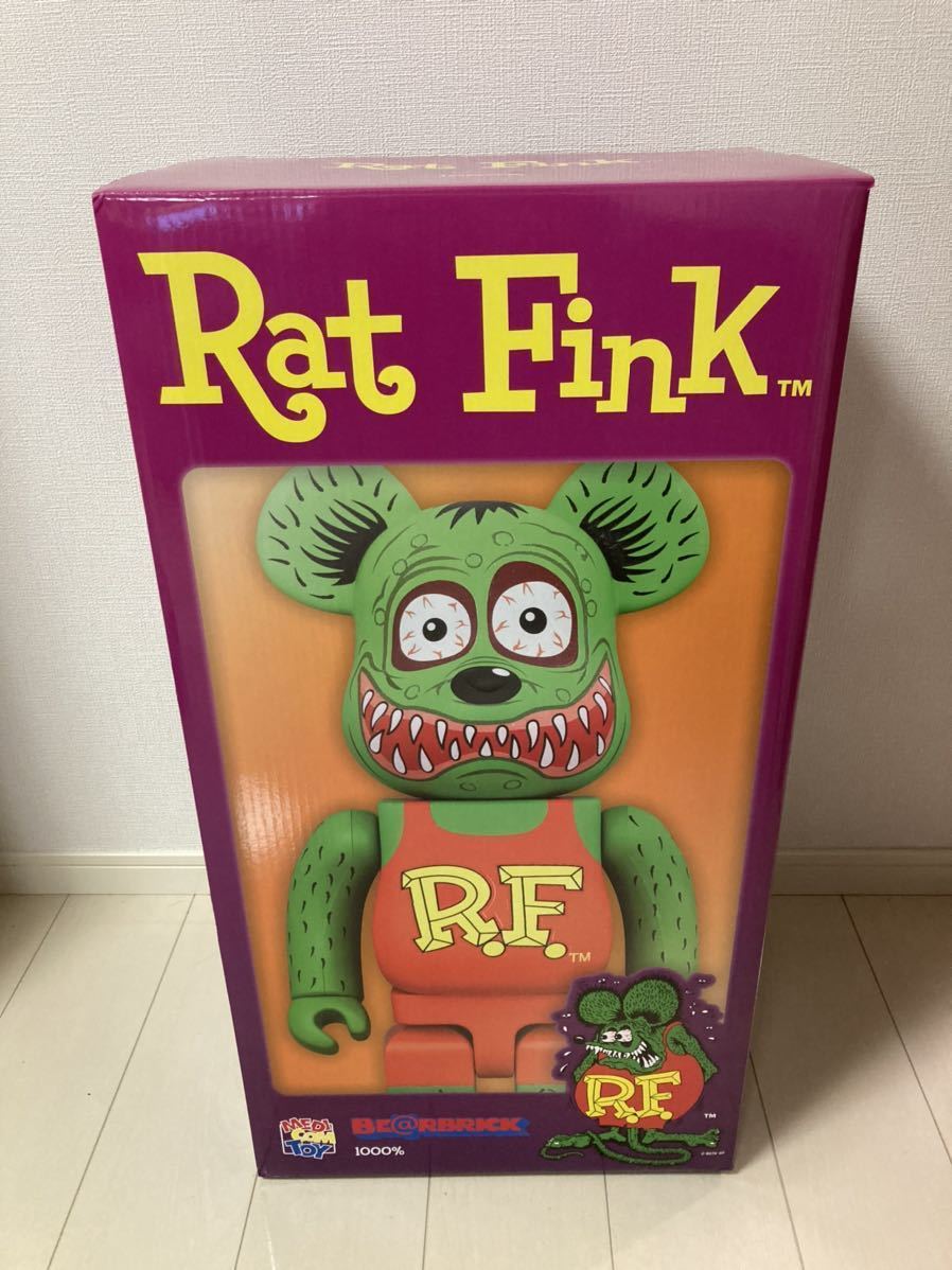 ヤフオク! - 中古美品 Rat Fink TM BE@RBRICK 10...