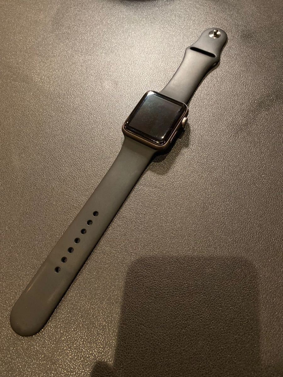 Apple Watch Series3 GPS 42mmスペースグレイアルミニウムケース