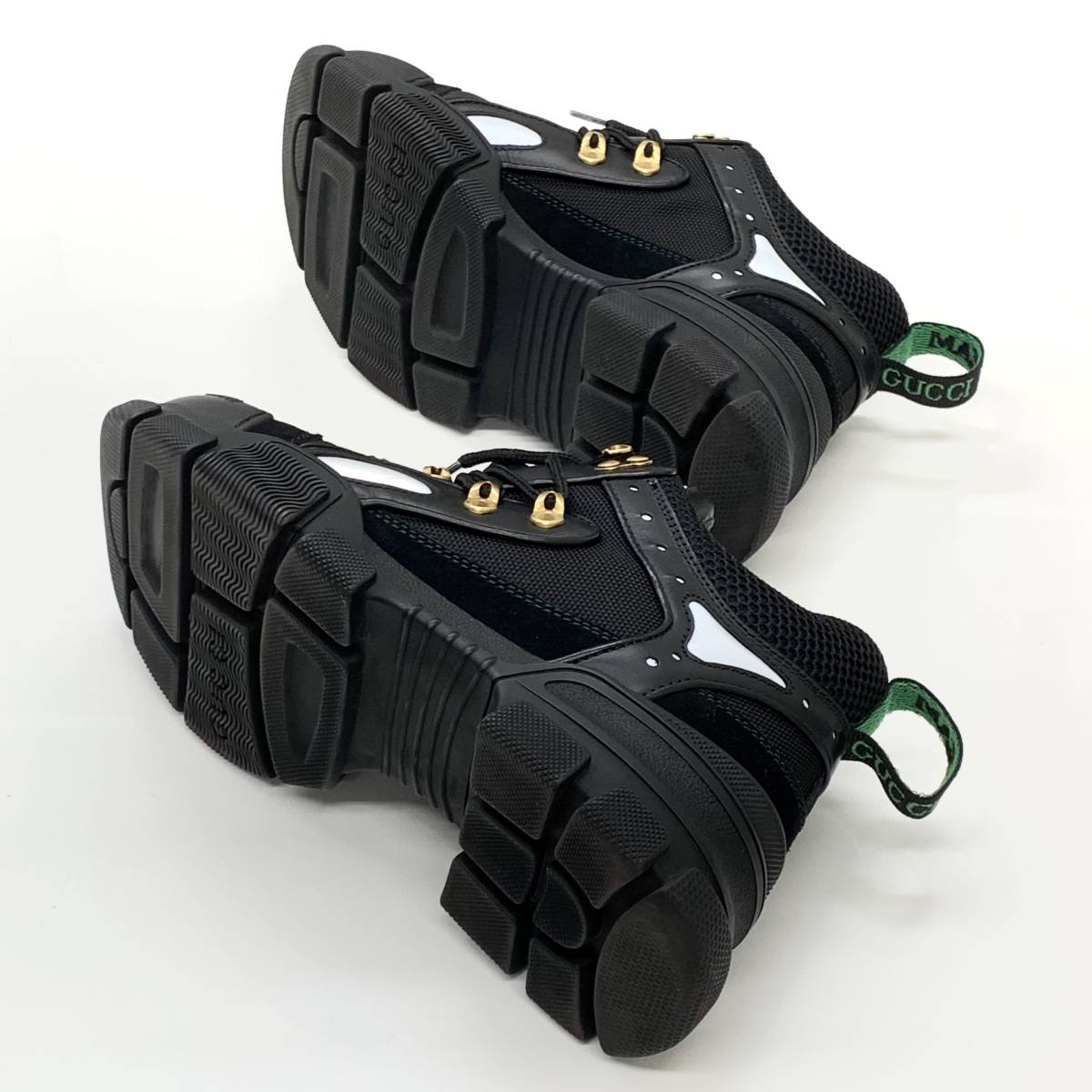 5262 グッチ フラッシュトレック ロゴ スニーカー ブラック | alfasaac.com