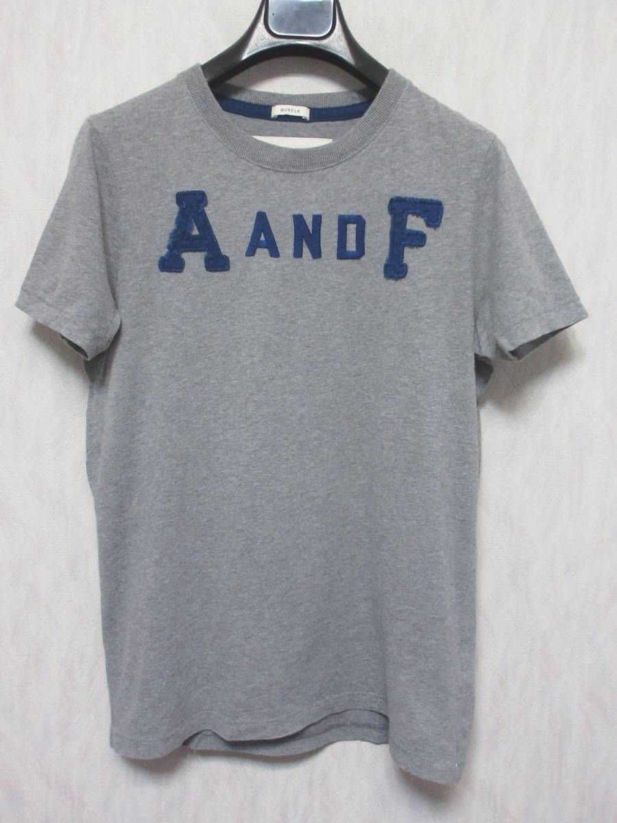 アバクロ アバクロンビー＆フィッチ Tシャツ 半袖 メンズ S グレー　irmri yg2169_画像1