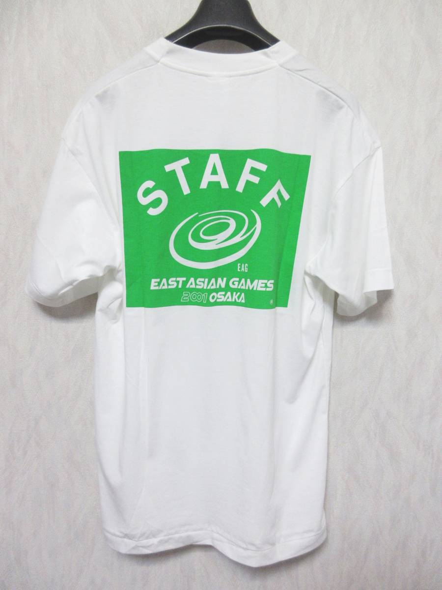 未使用 DESCENTE デサント Tシャツ 半袖 EAST ASIAN GAMES Team OSAKA 2001　メンズ L　irmri yg2388_画像4