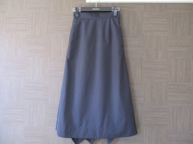 シートーキョー SHE-Tokyo ロングスカート ネイビー 34 小さいサイズ