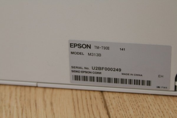 【EPSON】（TM-T90Ⅱ）（M313B）レシートプリンタ アダプタ欠品 現状品 管Z5758の画像3