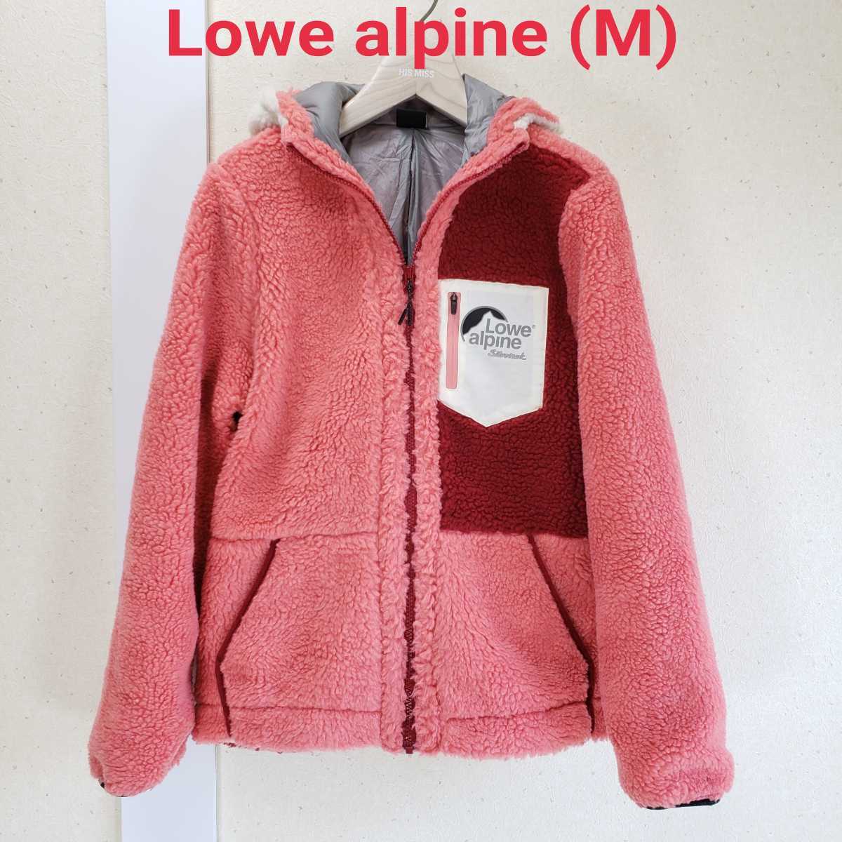 極上品◆Lowe alpine ロウアルパイン フリースジャケット/フリースマウンテンパーカー/登山/アウトドア(Mサイズ)ピンク系_画像1