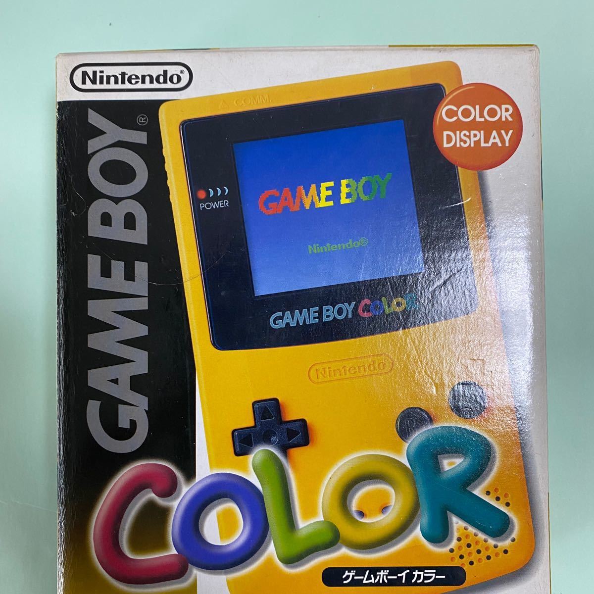 ゲームボーイカラー 任天堂 GAME COLOR 箱・説明書あり　ソフト2本付き