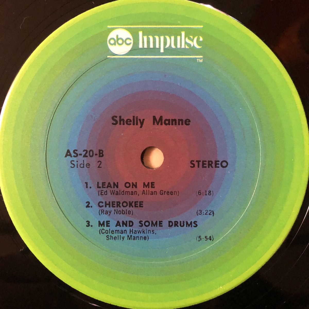 LP SHELLY MANNE/2-3-4 (234)[US盤:黄緑ラベル:impulse!/AS-20:ゲートフォールド・スリーヴ:COLEMAN HAWKINS,HANK JONES,GEORGE DUVIVIER]_画像5