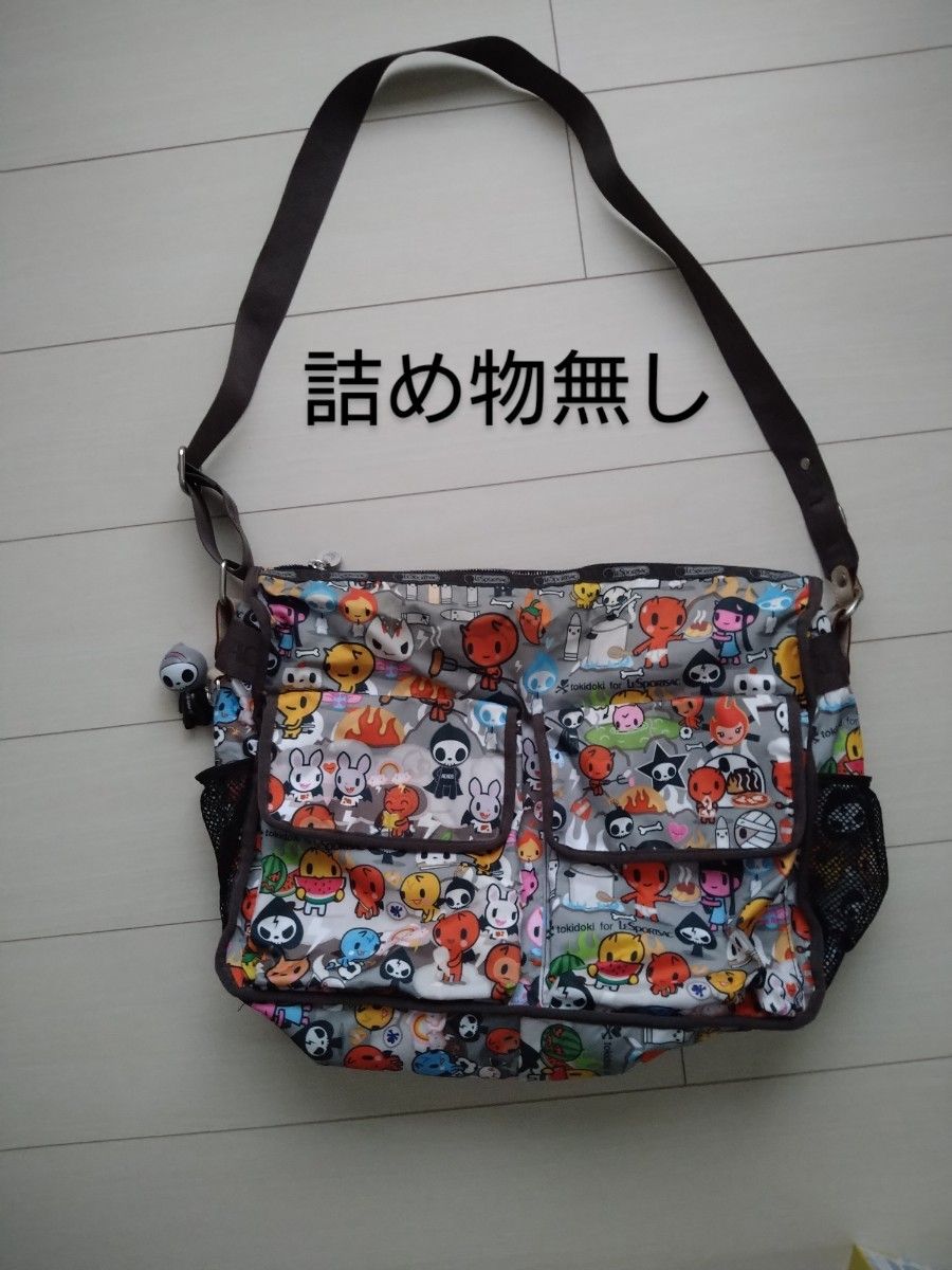 レスポ　ドキドキコラボ　tokidoki for LeSportsac  柄:インフェルノ　ホツレ有り　USED　レア