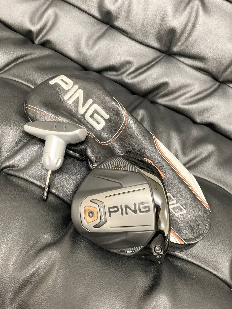 美品!PING.ピンG400LSTドライバー・10°・ヘッドのみ,レンチ・純正