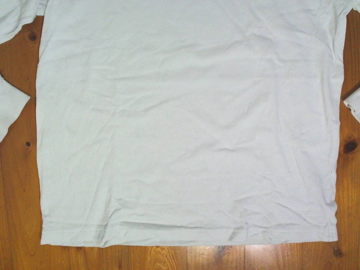 ☆ジーユー☆GU comfortable cotton☆長袖Tシャツ コットンTシャツ M　白　ホワイト_画像3