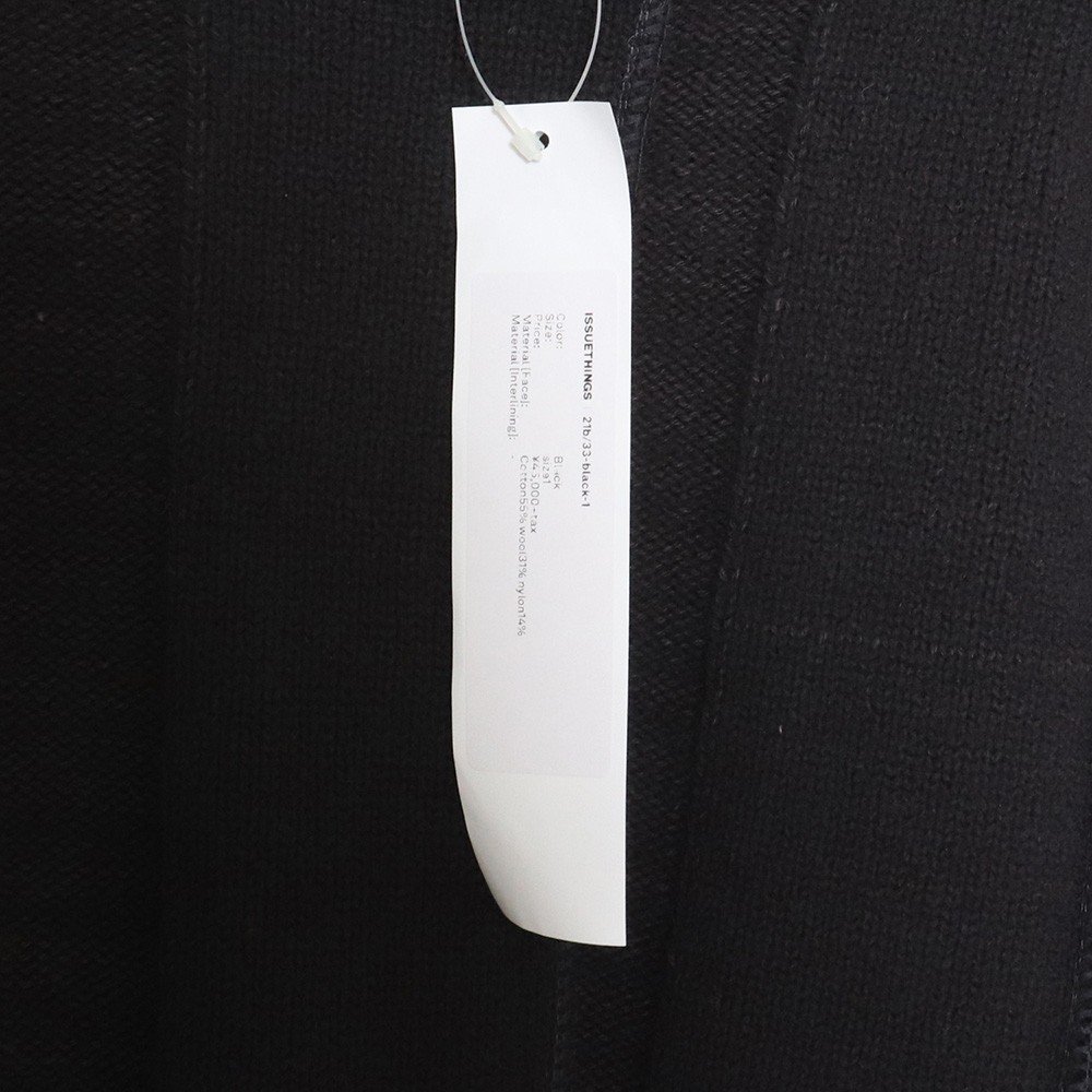 未使用 ISSUETHINGS 22AW type 33 サイズ1 ブラック イシューシングス