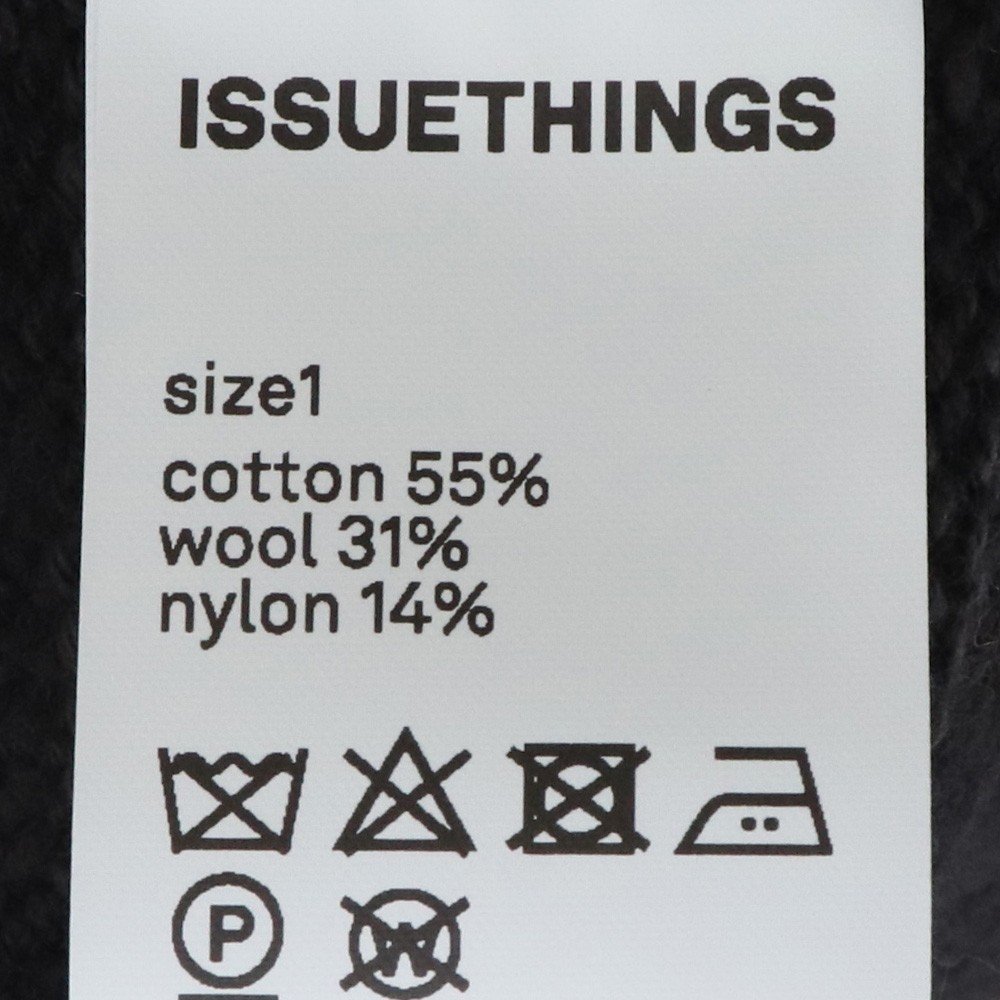 未使用 ISSUETHINGS 22AW type 33 サイズ1 ブラック イシューシングス